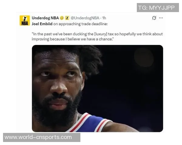 恩比德半场表现出色8投5中6罚全中砍下16分5篮板正负值高达24